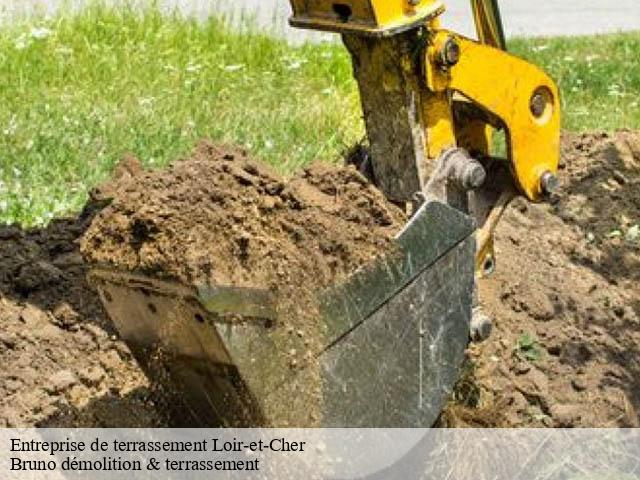 Entreprise de terrassement 41 Loir-et-Cher  Bruno démolition & terrassement