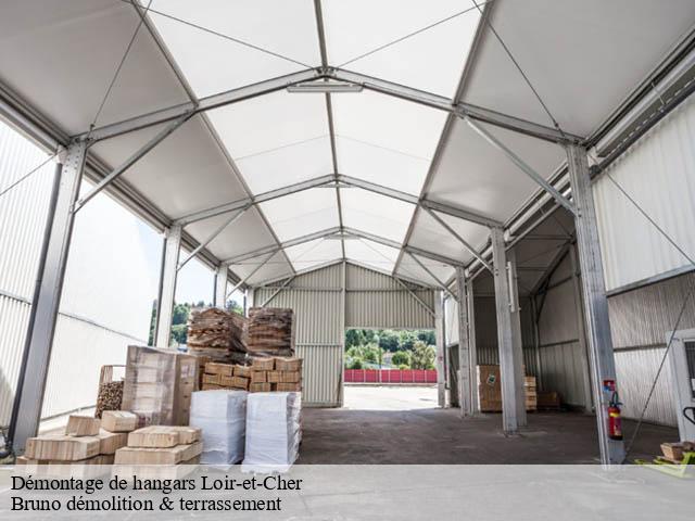 Démontage de hangars 41 Loir-et-Cher  Bruno démolition & terrassement