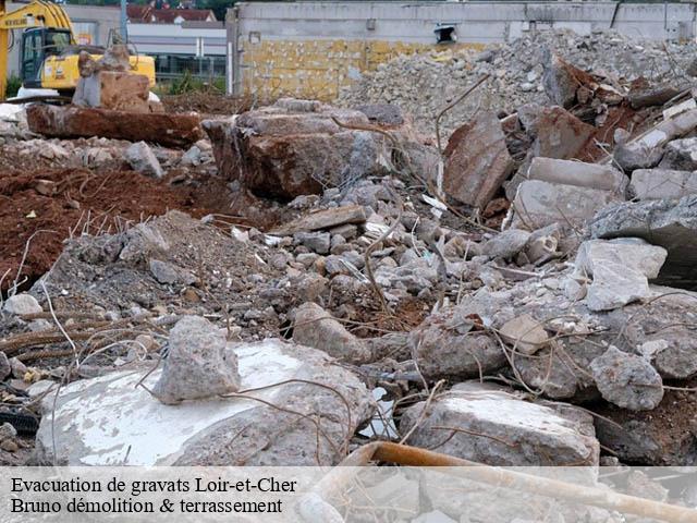 Evacuation de gravats 41 Loir-et-Cher  Bruno démolition & terrassement