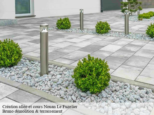 Création allée et cours  nouan-le-fuzelier-41600 Bruno démolition & terrassement