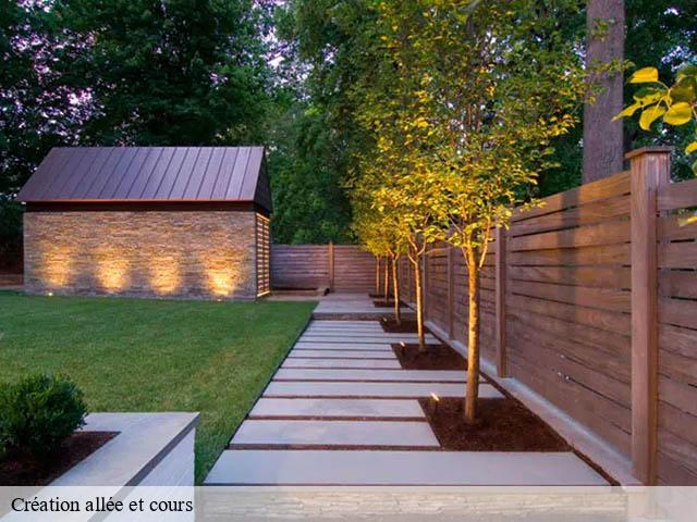 Création allée et cours villiers-sur-loir-41100 Bruno démolition & terrassement