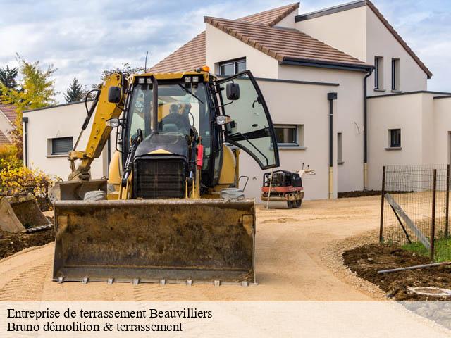 Entreprise de terrassement  beauvilliers-41290 Bruno démolition & terrassement