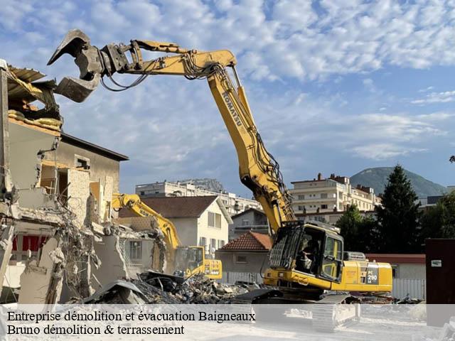 Entreprise démolition et évacuation  baigneaux-41290 Bruno démolition & terrassement