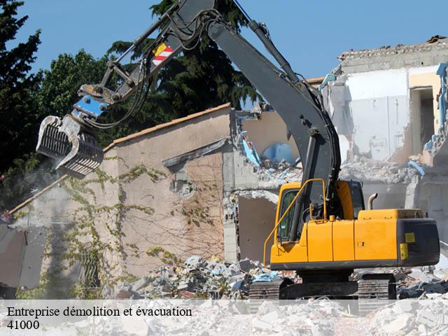 Entreprise démolition et évacuation  blois-41000 Bruno démolition & terrassement