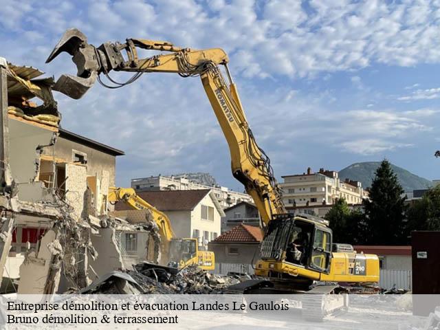 Entreprise démolition et évacuation  landes-le-gaulois-41190 Bruno démolition & terrassement