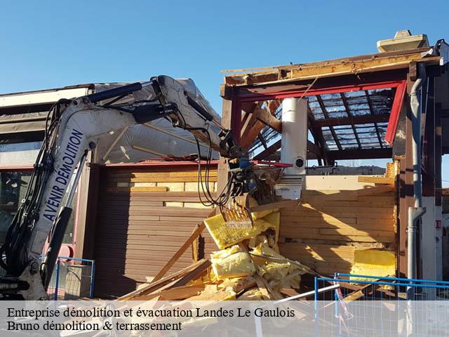 Entreprise démolition et évacuation  landes-le-gaulois-41190 Bruno démolition & terrassement