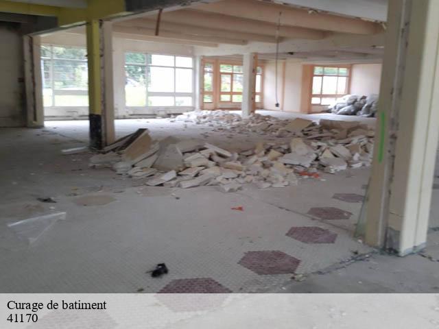 Curage de batiment baillou-41170 Bruno démolition & terrassement