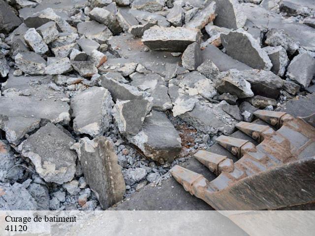 Curage de batiment chitenay-41120 Bruno démolition & terrassement