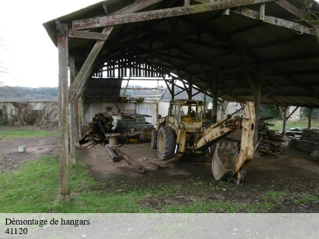 Démontage de hangars  cande-sur-beuvron-41120 Bruno démolition & terrassement