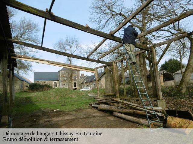 Démontage de hangars  chissay-en-touraine-41400 Bruno démolition & terrassement