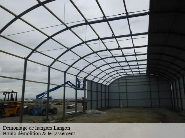 Démontage de hangars  langon-41320 Bruno démolition & terrassement