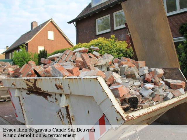 Evacuation de gravats  cande-sur-beuvron-41120 Bruno démolition & terrassement