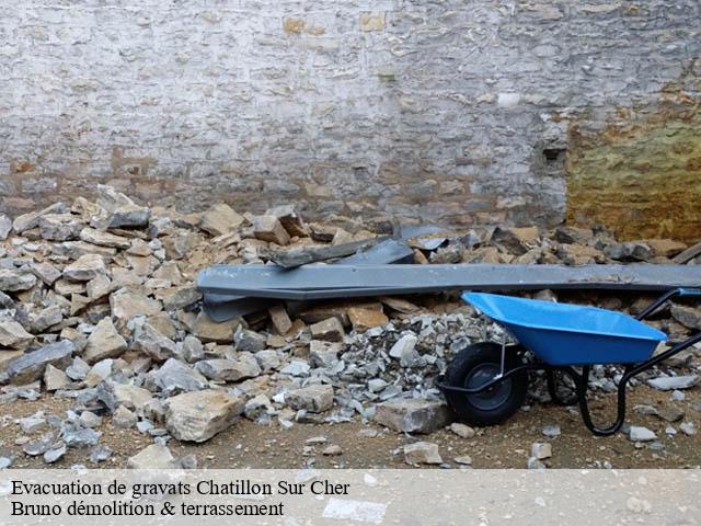 Evacuation de gravats  chatillon-sur-cher-41130 Bruno démolition & terrassement