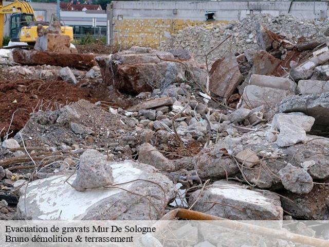 Evacuation de gravats  mur-de-sologne-41230 Bruno démolition & terrassement