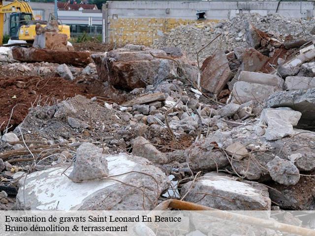 Evacuation de gravats  saint-leonard-en-beauce-41370 Bruno démolition & terrassement